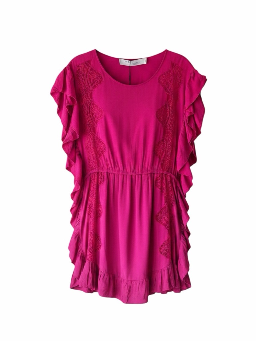 IRO Zestful Fuschia Mini Dress- Size LG